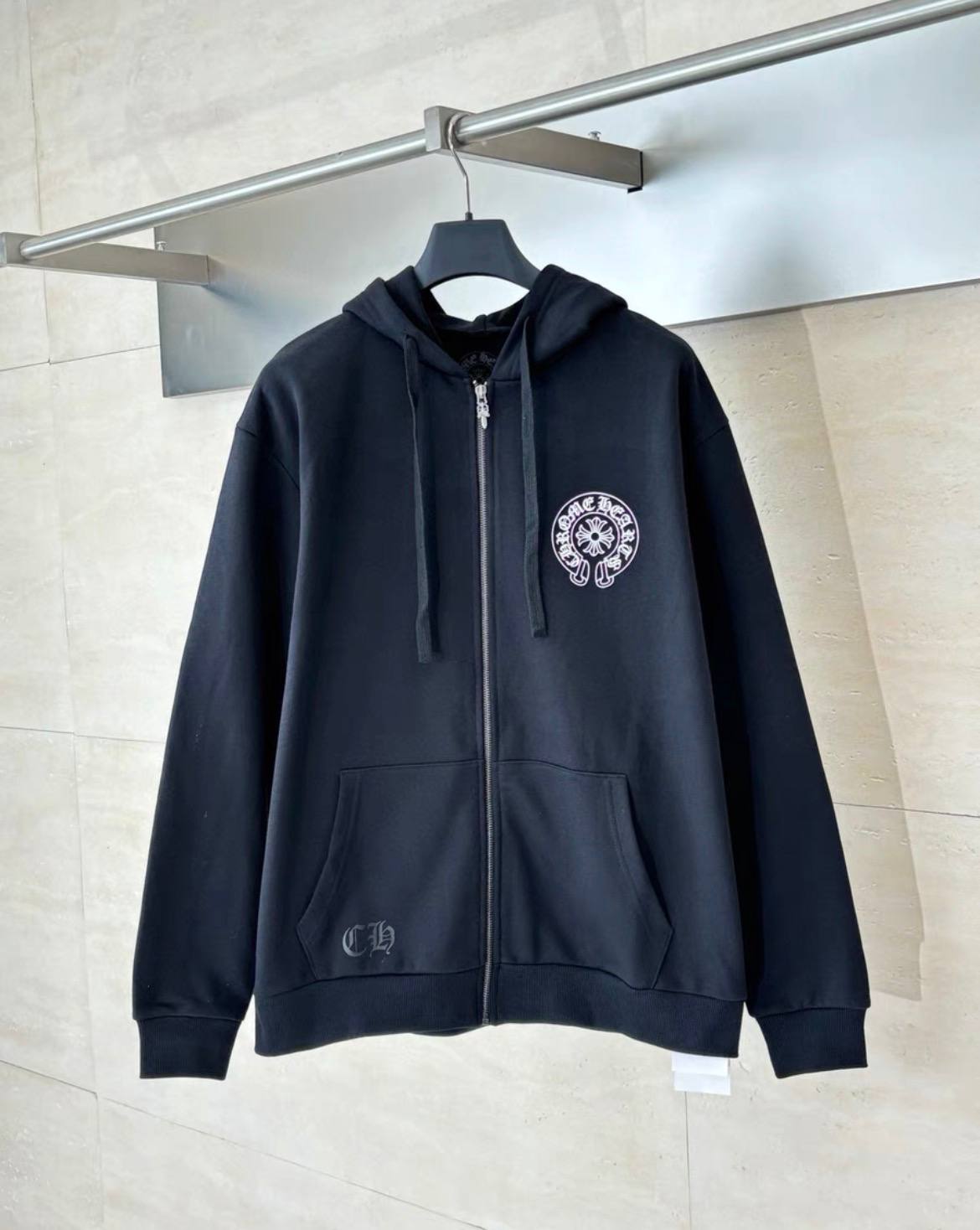 CHROME HEARTS ZIP-HOODIE