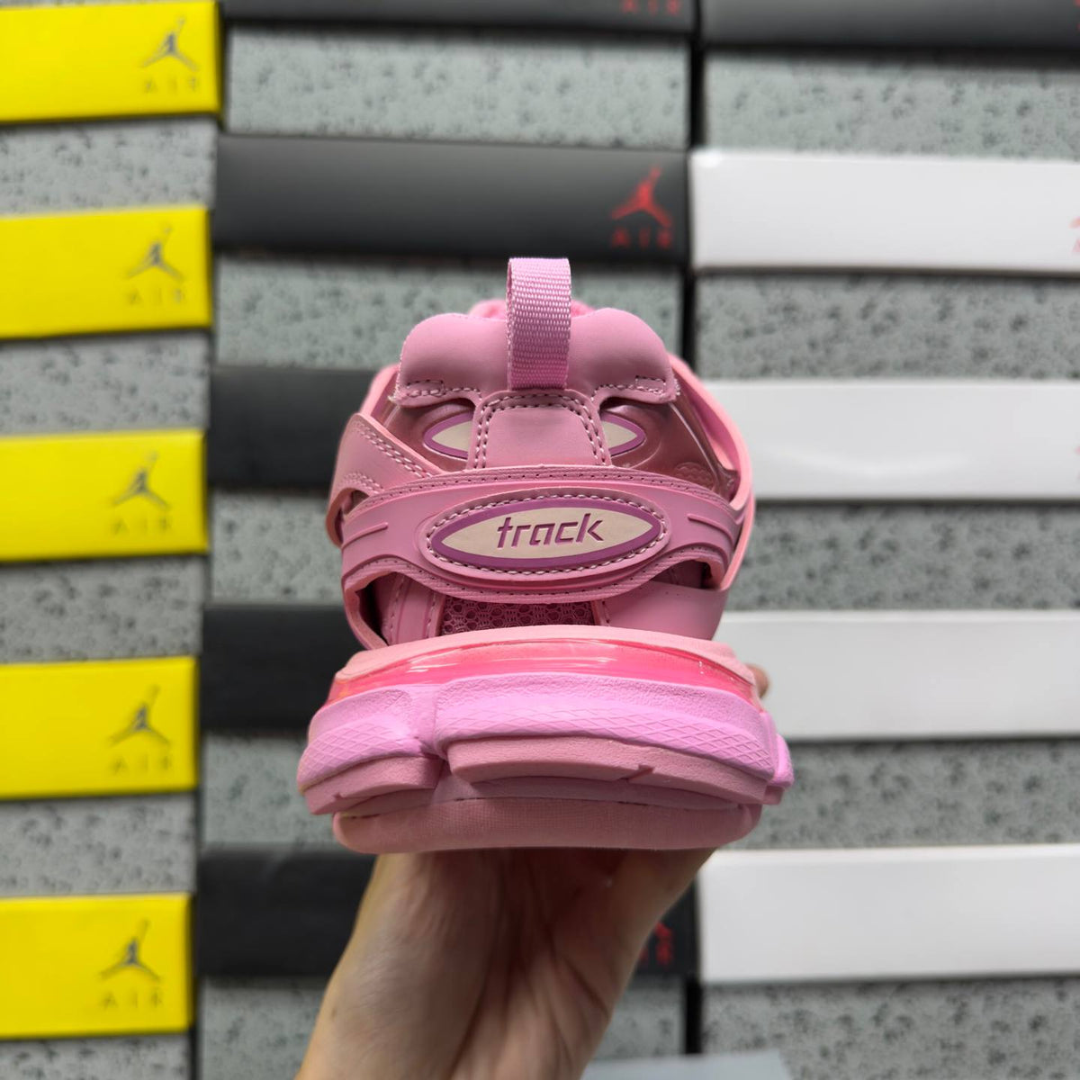 BALENCIAGA TRACK 1.0 PINK SNEAKERS