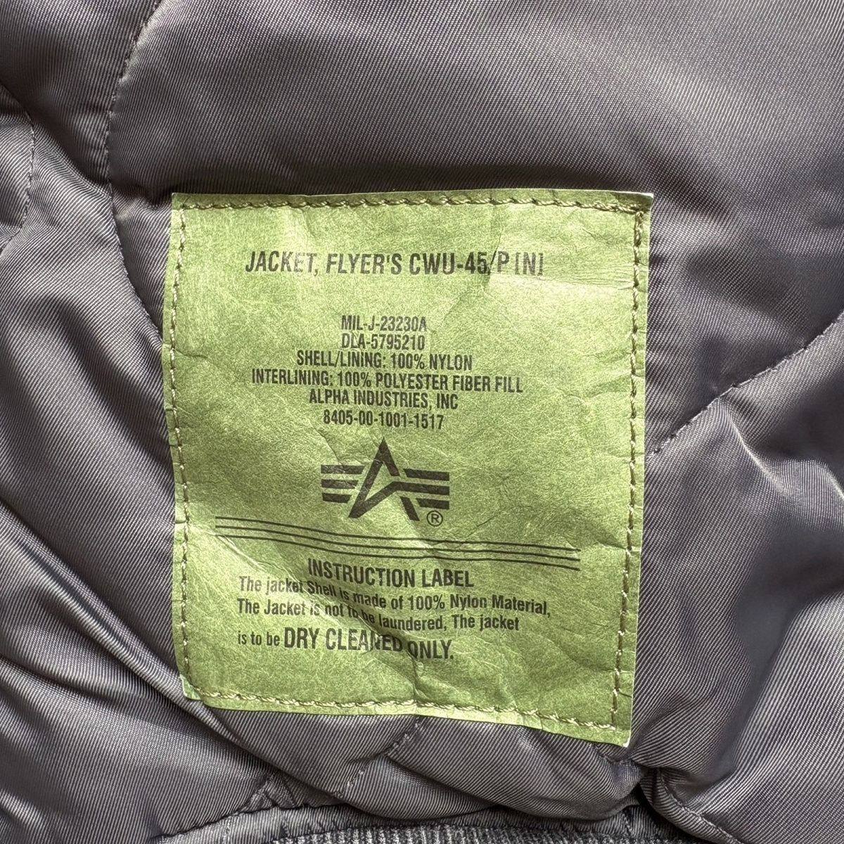 ALPHA INDUSTRIES CWU-45 HERITAGE JACKET