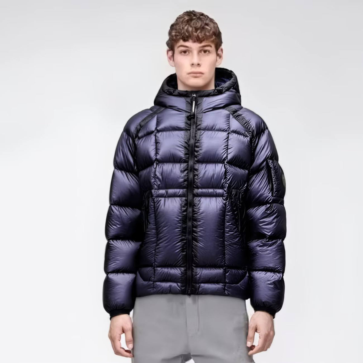 C.P. COMPANY D.D. SHELL HOODED DOWN JACKET