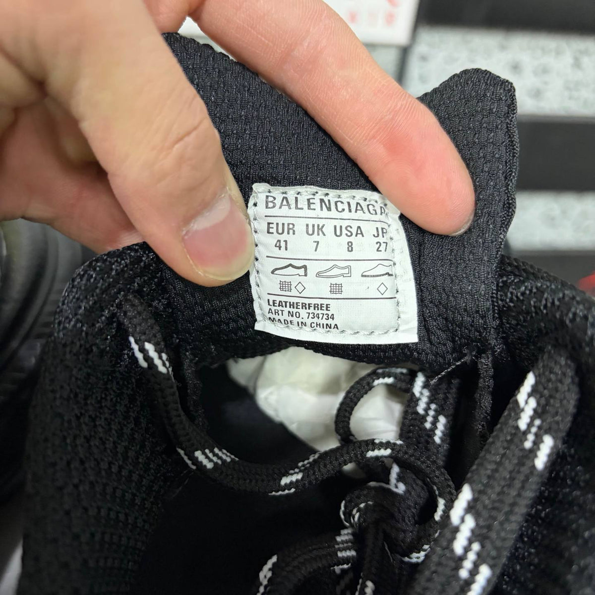 BALENCIAGA 3XL BLACK SNEAKERS