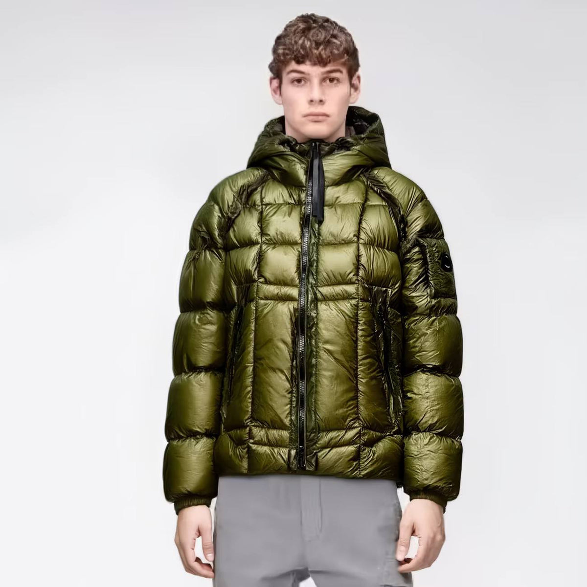 C.P. COMPANY D.D. SHELL HOODED DOWN JACKET
