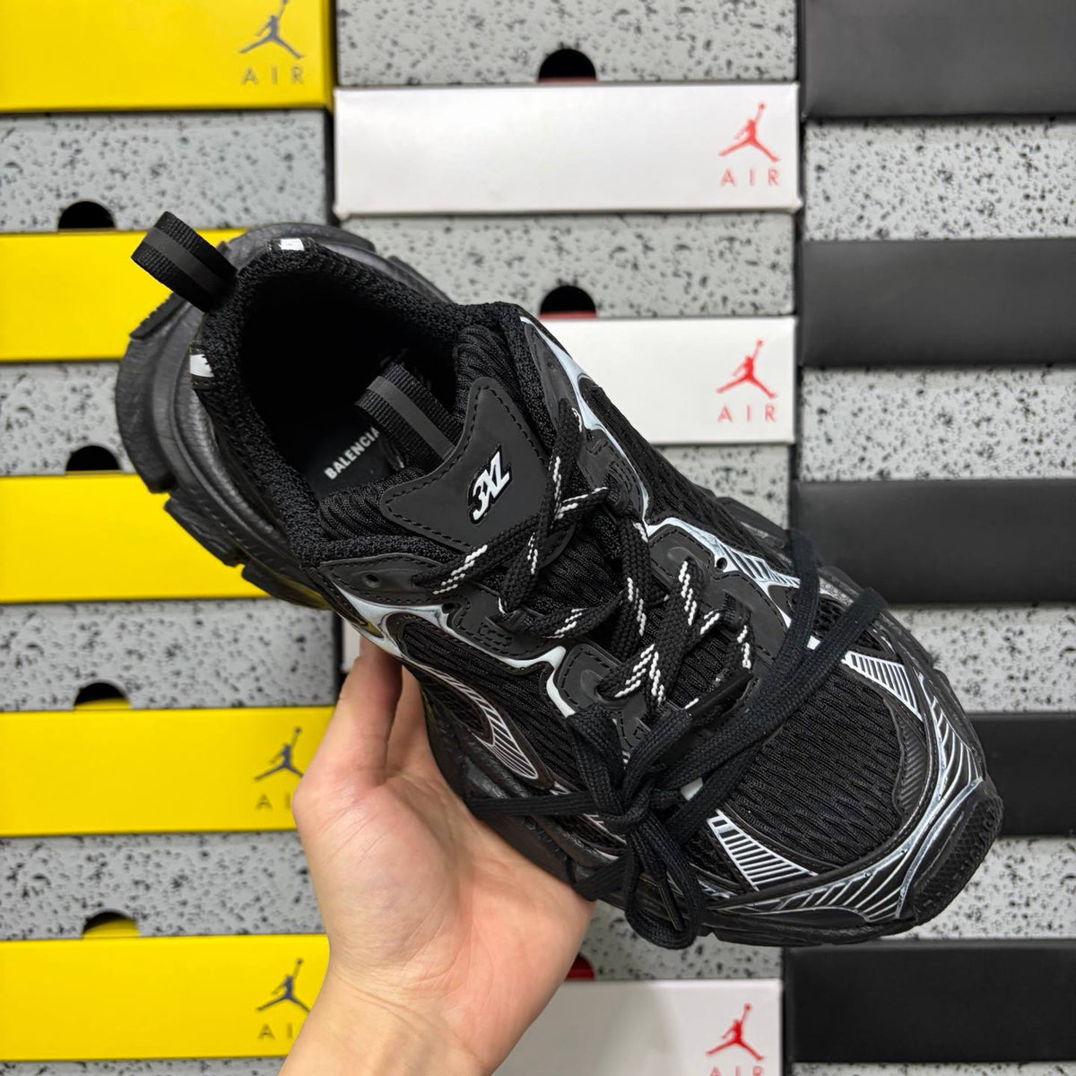 BALENCIAGA 3XL BLACK SNEAKERS