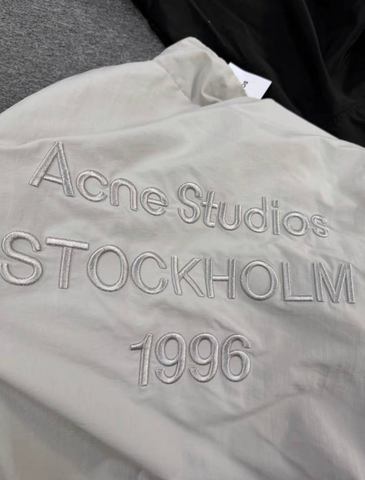 ACNE STUDIOS LOGO ZIPPER JACKET