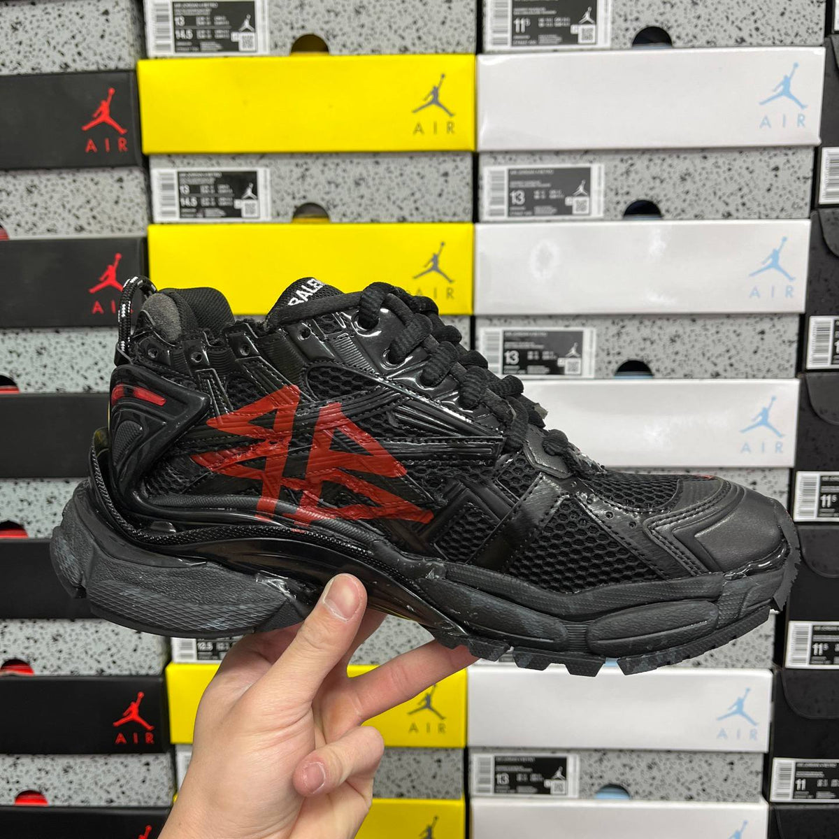 BALENCIAGA RUNNER BLACK SNEAKERS